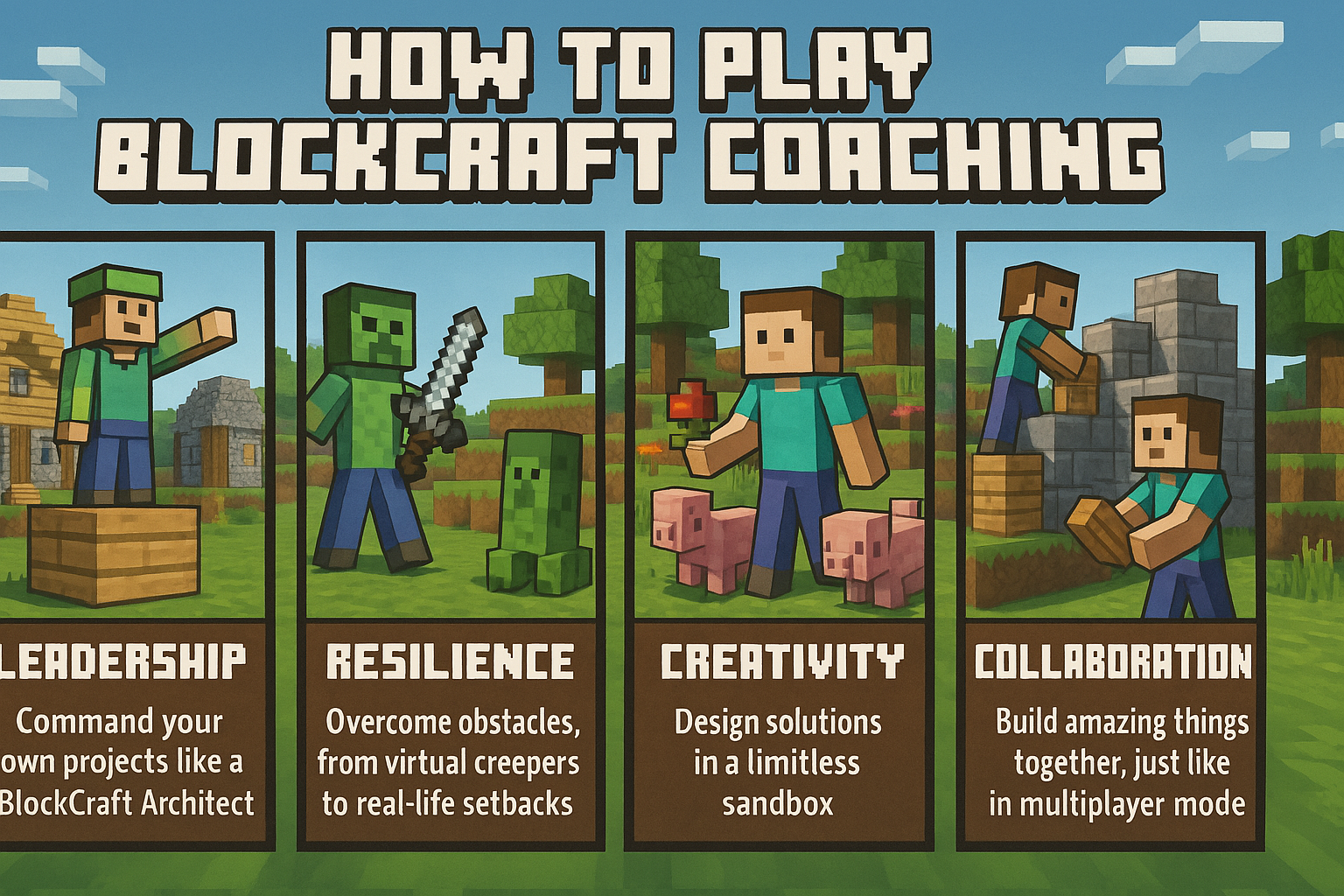 Blockcraft Coaching - Minecraft inspired learning